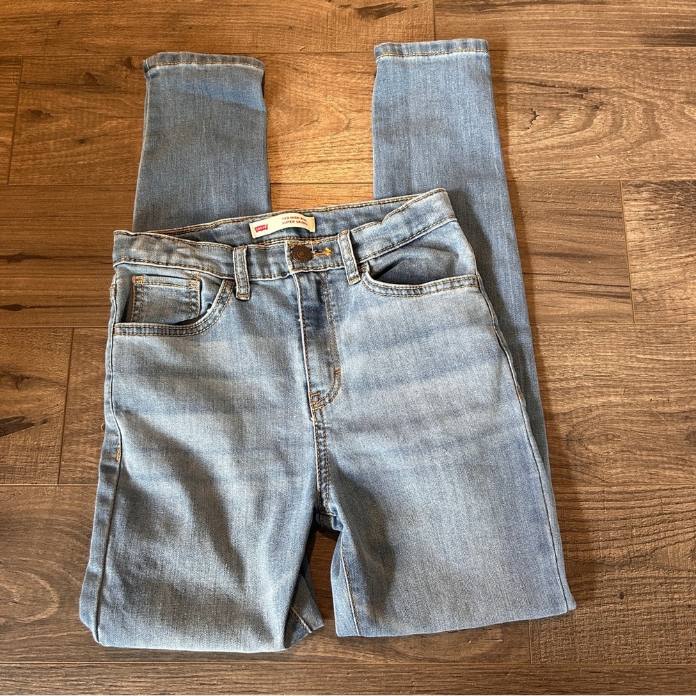 Levi’s 720 High Rise Super Skinny Jeans Girls 10